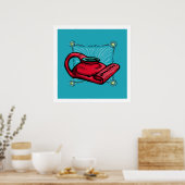 Oil Lamp Menorah Poster (Keuken)