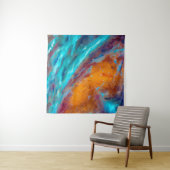 Oil painting on canvas. Abstract art background. F Wandkleed (In Situ (horizontaal))