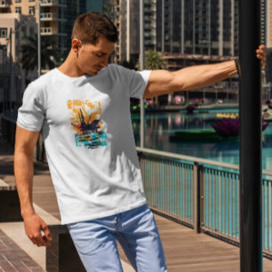 Oil Rig Station Silhouette T-shirt