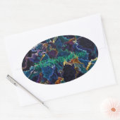 Oil Slick MRNSTUDIOS Ovale Sticker (Envelop)