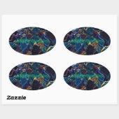 Oil Slick MRNSTUDIOS Ovale Sticker (Vel)
