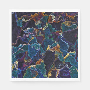 Oil Slick Napkins Servet