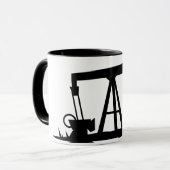 OIL WELL SILHOUETTE MOK (Voorkant links)