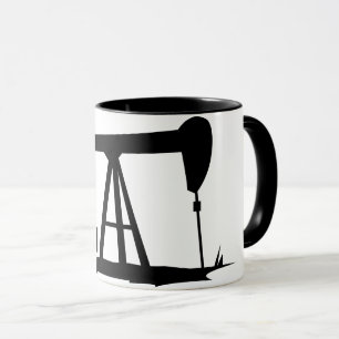 OIL WELL SILHOUETTE MOK