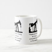Oilfield Gauger Pumpjack Mug (Devant droit)