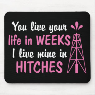 Oilfield Offshore Hitches Vriendin of vrouw Muismat