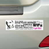 Oilfield Wife Bumpersticker (Op auto)