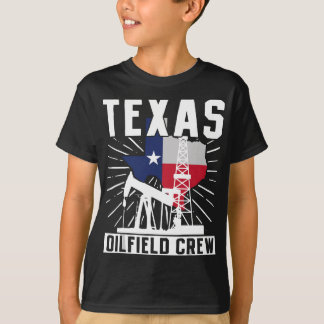 Oilfield Worker Roughneck Texas Oilfield Crew T-shirt