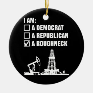 Oilfield Worker Welder Offshore Rig Oilman Keramisch Ornament