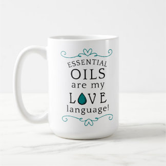 Oils Are My Love Language Coffee Mug Teal/green Koffiemok