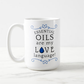 Oils Are My Love Language Mug Navy/Blue Koffiemok