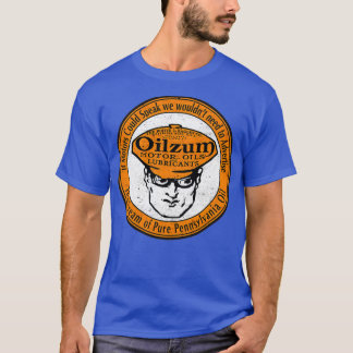 Oilzum oil motor vintage sign t-shirt