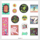 Oingo Boingo 12 sticker set (Feuille)