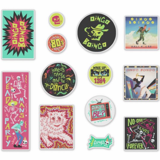 Oingo Boingo 12 sticker set (Devant)