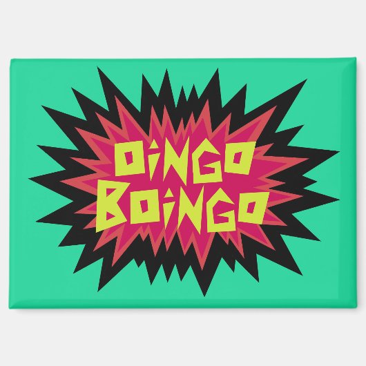 Oingo Boingo spiky magnet Magneet (Voorkant)