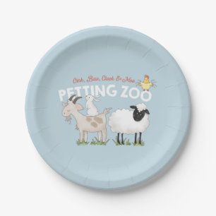 Oink Baa Cluck Moo Children's Birthday Paper Bord