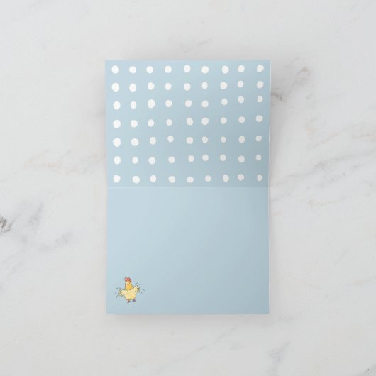 Oink Baa Cluck Moo La Carte de remerciements pliée (Intérieur)