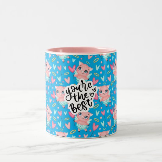 Oink For Love Coffee Mug (Centre)