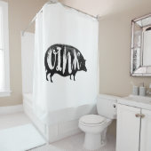 OINK Funny  Pig Douchegordijn (In situ)