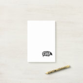 OINK Funny  Pig Post-it® Notes (Op bureau)