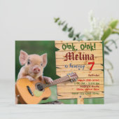 Oink, Oink ! invitation de la guitare cochon (Debout devant)