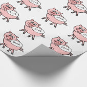 Oink Oink Pig Cadeaupapier (Hoek)
