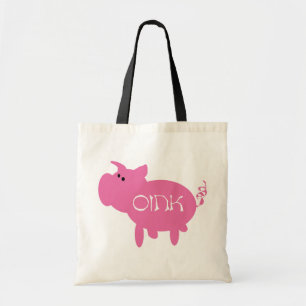 Oink Pig Tshirts en Gifts Tote Bag