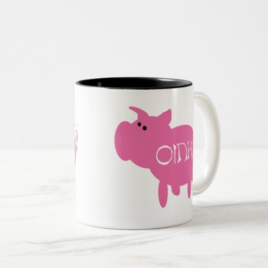 Oink Pink Mok (Voorkant rechts)