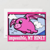 Oinky Dreams High Briefkaart (Voorkant / Achterkant)