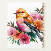 Oiseau à Fleur Rose (Dos)