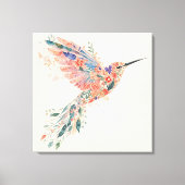 Oiseau à l'esprit libre – Art mural bohème à l'aqu (Recto)