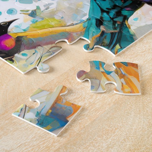 Oiseau Art 1 Easy Cerveau Art Puzzles Photo Puzzle (Côté)