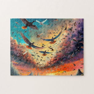 Oiseau Art 4 The Daily Jigsaw puzzle Récent