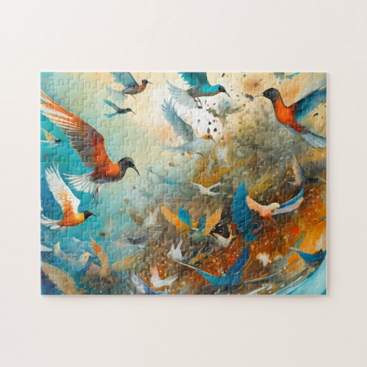 Oiseau Art 8 Audacieux et Beau Jigsaw Puzzle Inter (Horizontal)