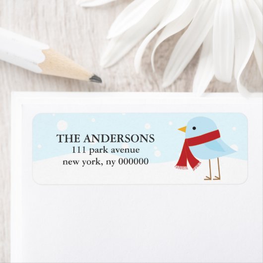 Oiseau aux Étiquettes d'Écharpe (En situation)