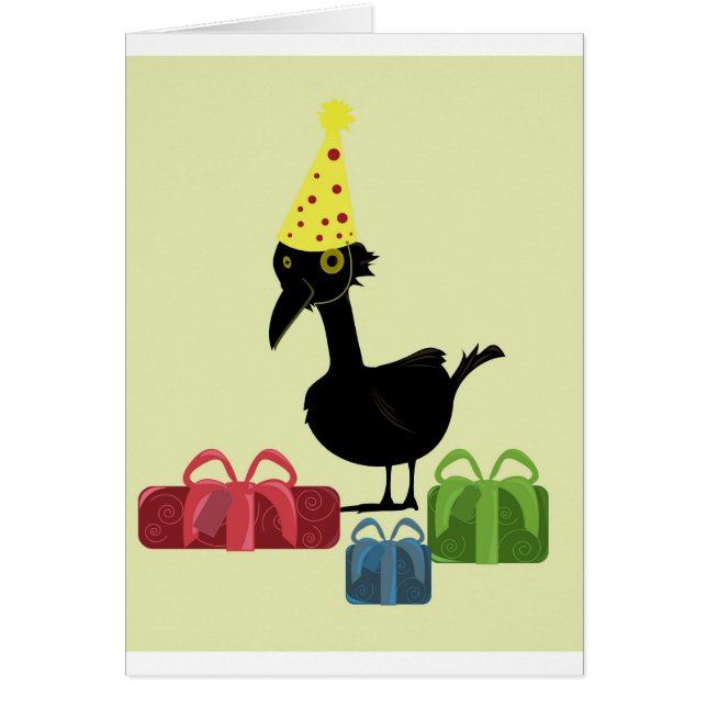 Oiseau avec des cadeaux (Devant)