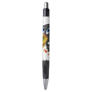 Oiseau avec le coeur Cadeau Drôle Stylo