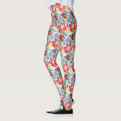 Oiseau Avec Leggings Motifs Fleurs (Gauche)