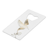 Oiseau blanc doré (Dos Angle)
