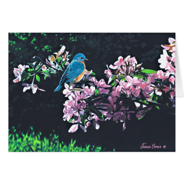 Oiseau bleu (Devant horizontal)