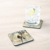 Oiseau bleu des dessous de verre de bonheur (Côté Droit)