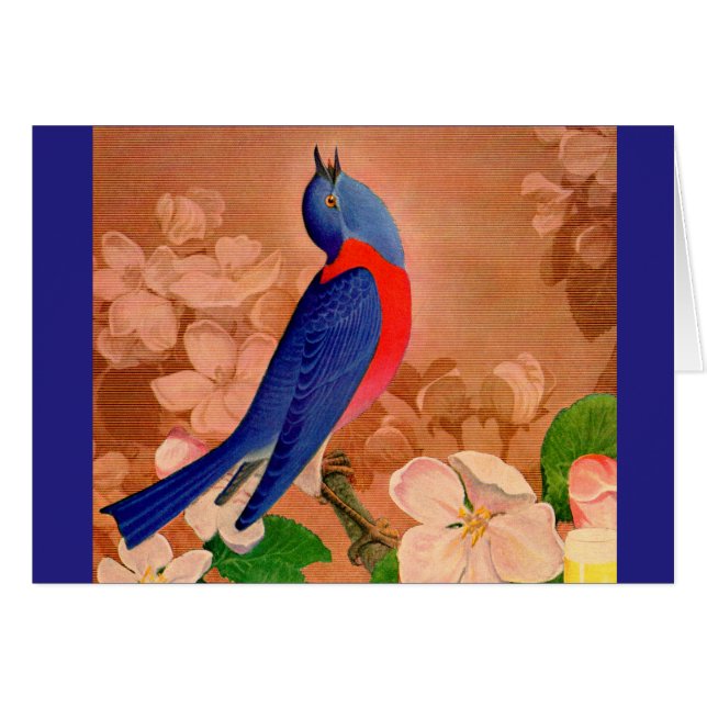 oiseau bleu du bonheur (Devant horizontal)