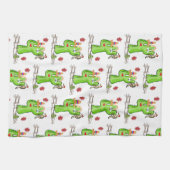 Oiseau Cactus Cuisine Serviette main (Horizontal)