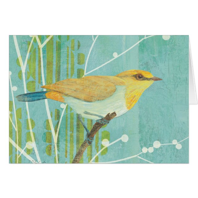 Oiseau chanteur de ciel bleu (Devant horizontal)