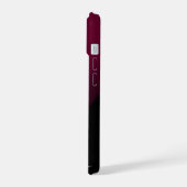 OISEAU CLAIR / FUCHSIA ROSE NOIR MONOGRAMME ABSTRA (Côté gauche)