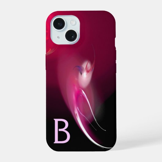 OISEAU CLAIR / FUCHSIA ROSE NOIR MONOGRAMME ABSTRA (Verso)