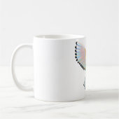 Oiseau coloré peinture volante Mug (Gauche)