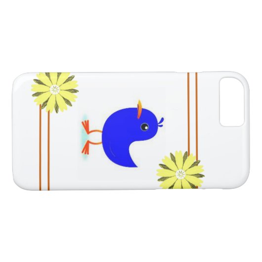 Oiseau coque iphone (Dos (Horizontal))