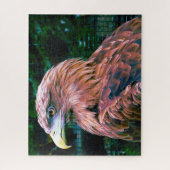 Oiseau d'aigle d'or de Prey. Jigsaw Puzzle (Vertical)