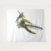 Oiseau dans la tapisserie de vol (Devant (Horizontal))